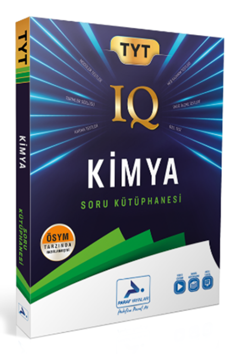 Paraf TYT Kimya IQ Soru Kütüphanesi Paraf Yayınları
