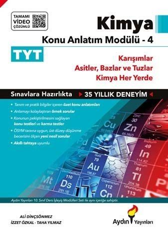 TYT Kimya Konu Anlatım Modülü 4 Aydın Yayınları