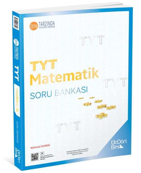 TYT Matematik Soru Bankası ÜçDörtBeş Yayınları