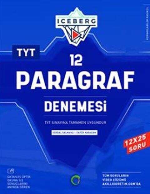 TYT Paragraf Iceberg 12 Deneme Okyanus Yayınları