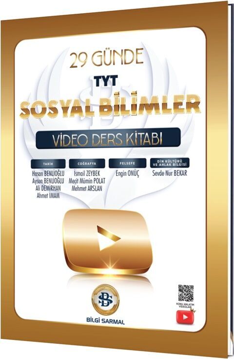 TYT Sosyal Bilimler 29 Günde Video Ders Kitabı Bilgi Sarmal  Yayınları TYT Sosyal Bilimler 29 Günde Video Ders Kitabı Bilgi Sarmal  Yayınları