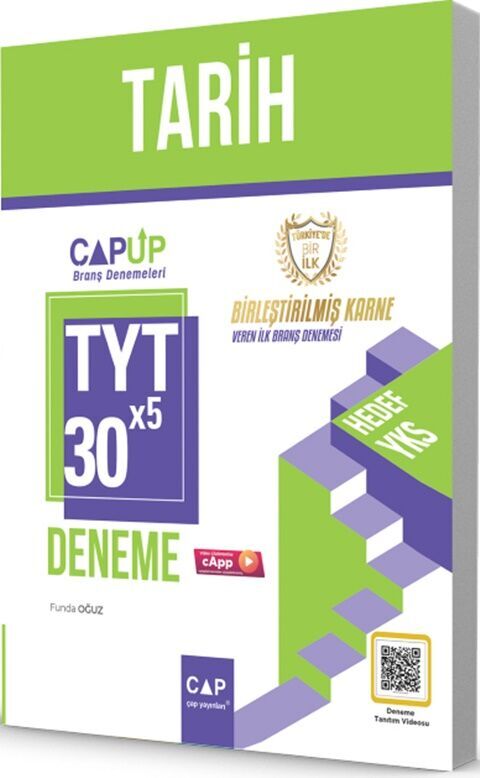 TYT Tarih 30 x 5 Up Deneme Çap Yayınları