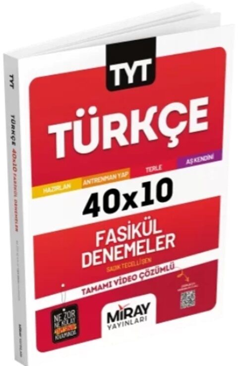 TYT Türkçe 40 x 10 Fasikül Denemeler Miray Yayınları