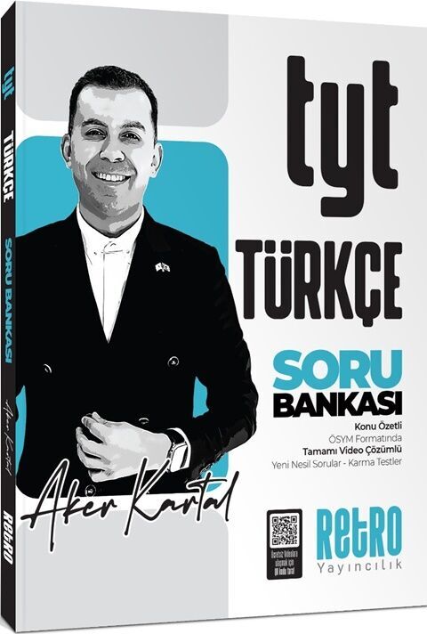TYT Türkçe Soru Bankası Aker Kartal Retro Yayıncılık