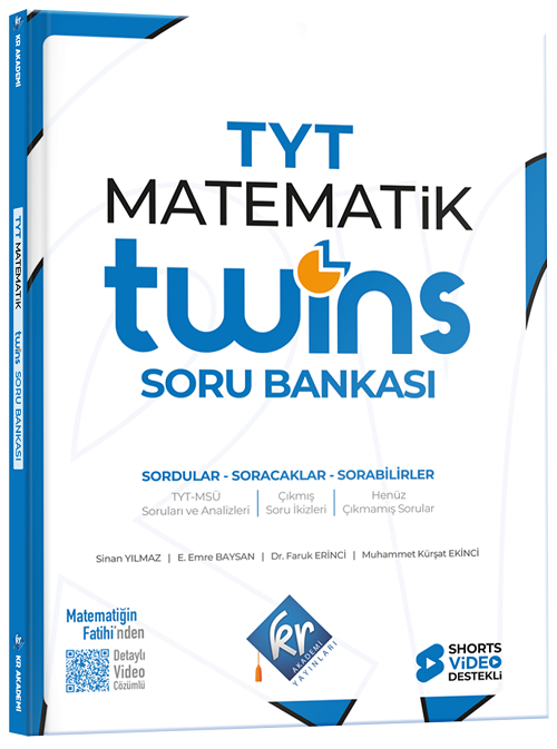 TYT Twins Matematik Soru Bankası KR Akademi Yayınları