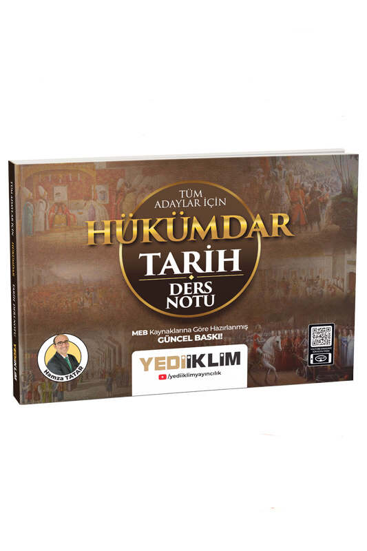 Tüm Adaylar İçin Hükümdar Tarih Ders Notları Yediiklim Yayınları