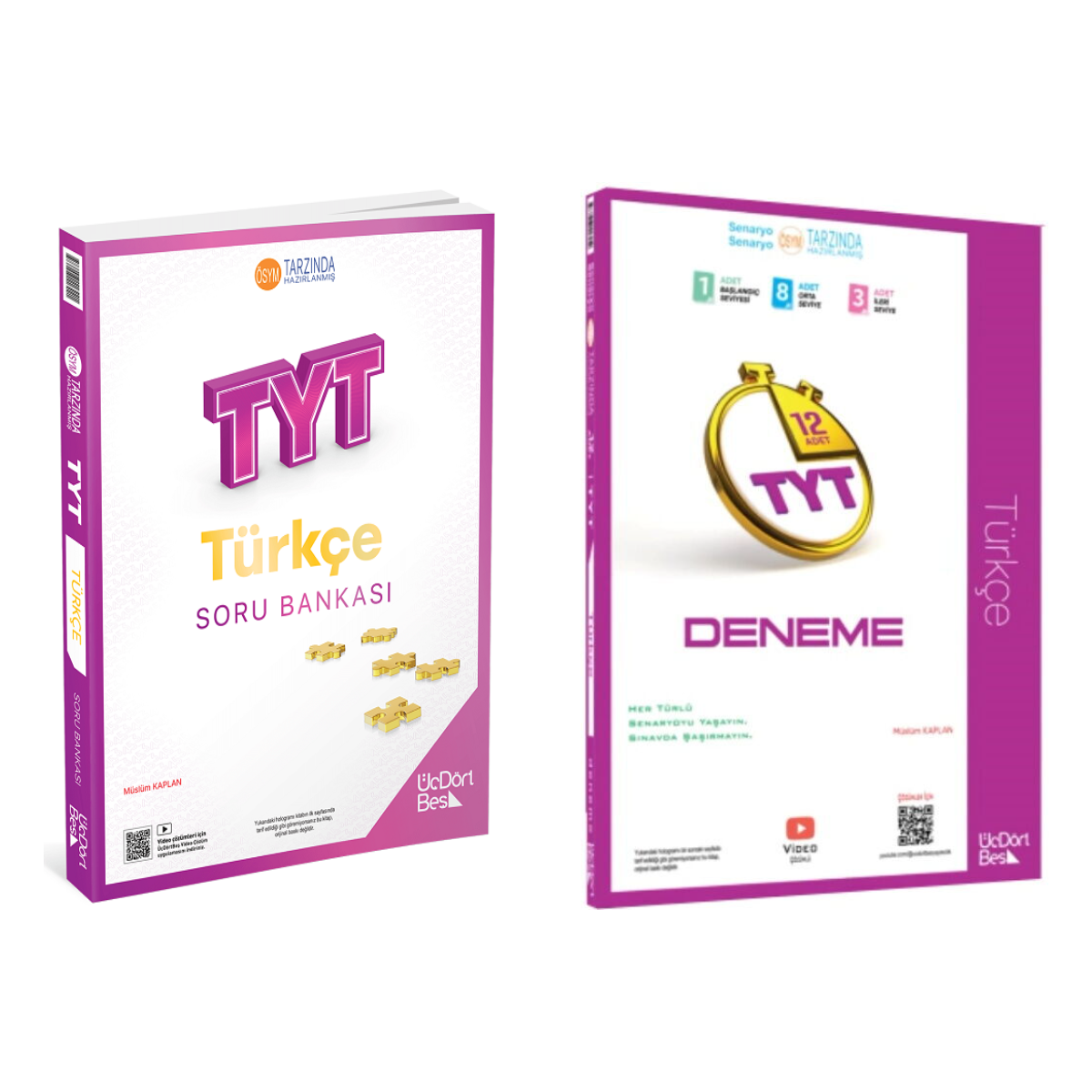 Üçdörtbeş TYT Türkçe Soru Bankası ve Deneme Sınavı Seti ÜçDörtBeş Yayınları Üçdörtbeş TYT Türkçe Soru Bankası ve Deneme Sınavı Seti ÜçDörtBeş Yayınları