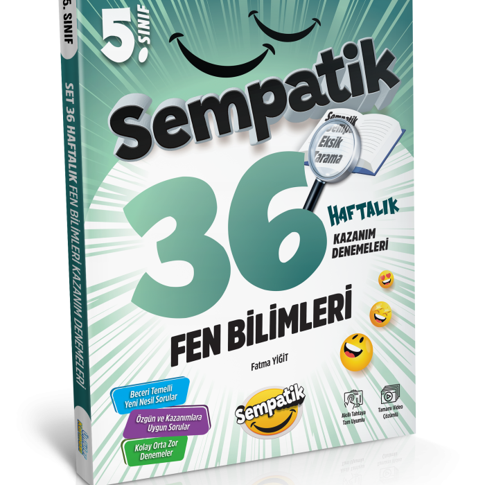 Ünlüler Karması 5. Sınıf Fen Bilimleri 36 Haftalık Kazanım Denemeleri