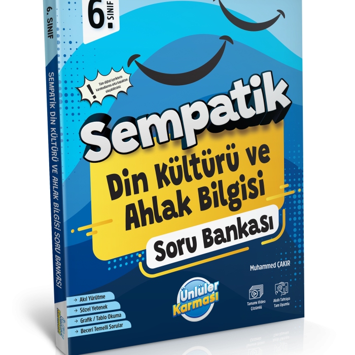 Ünlüler Karması 6. Sınıf Din Kültürü ve Ahlak Bilgisi Sempatik Soru Bankası Ünlüler Karması Ünlüler Karması 6. Sınıf Din Kültürü ve Ahlak Bilgisi Sempatik Soru Bankası Ünlüler Karması