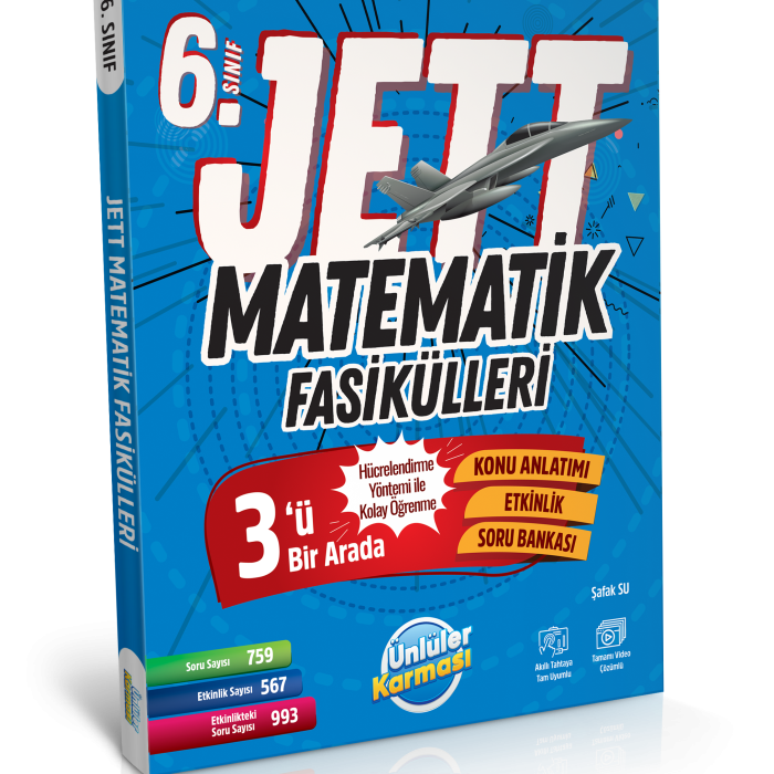 Ünlüler Karması 6. Sınıf Jett Matematik Fasikülleri Ünlüler Karması Ünlüler Karması 6. Sınıf Jett Matematik Fasikülleri Ünlüler Karması