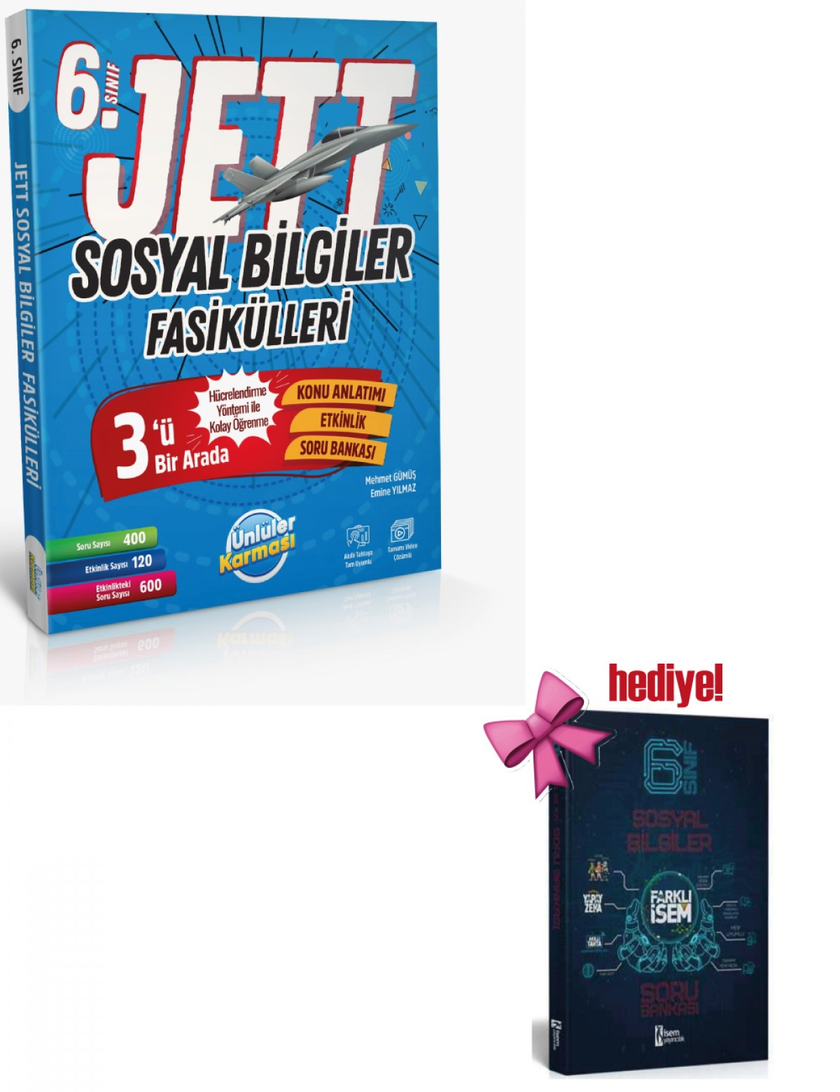 Ünlüler Karması 6. Sınıf Jett Sosyal Bilgiler Fasikülleri + Sosyal Bilgiler Soru Hediyeli