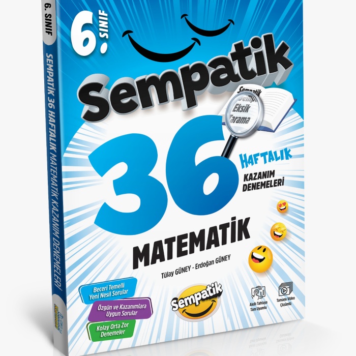 Ünlüler Karması 6. Sınıf Matematik 36 Haftalık Kazanım Denemeleri Ünlüler Karması Yayınları