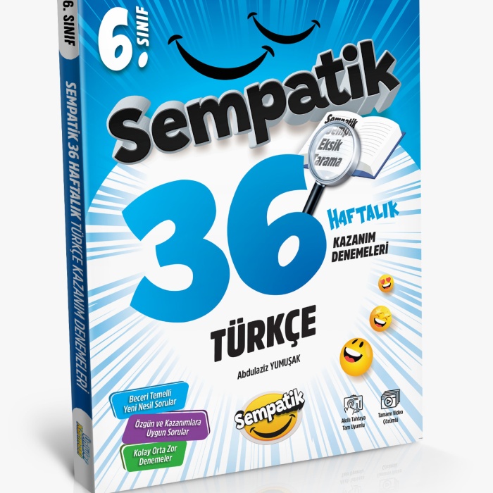 Ünlüler Karması 6. Sınıf Türkçe 36 Haftalık Kazanım Denemeleri Ünlüler Karması Yayınları