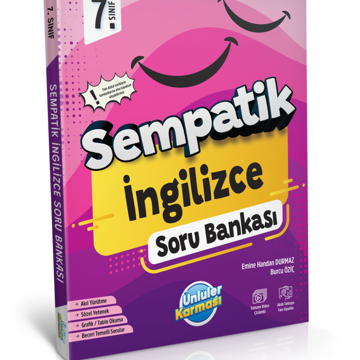Ünlüler Karması 7. Sınıf İngilizce Sempatik Soru Bankası