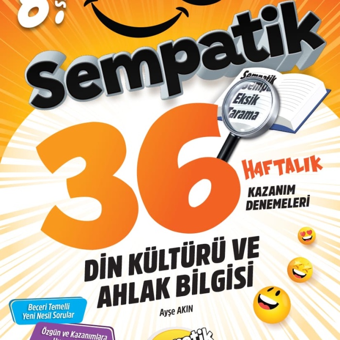 Ünlüler Karması 8. Sınıf Din Kültürü Sempatik 36 Hafta Kazanım Denemeleri Ünlüler Karması Ünlüler Karması 8. Sınıf Din Kültürü Sempatik 36 Hafta Kazanım Denemeleri Ünlüler Karması