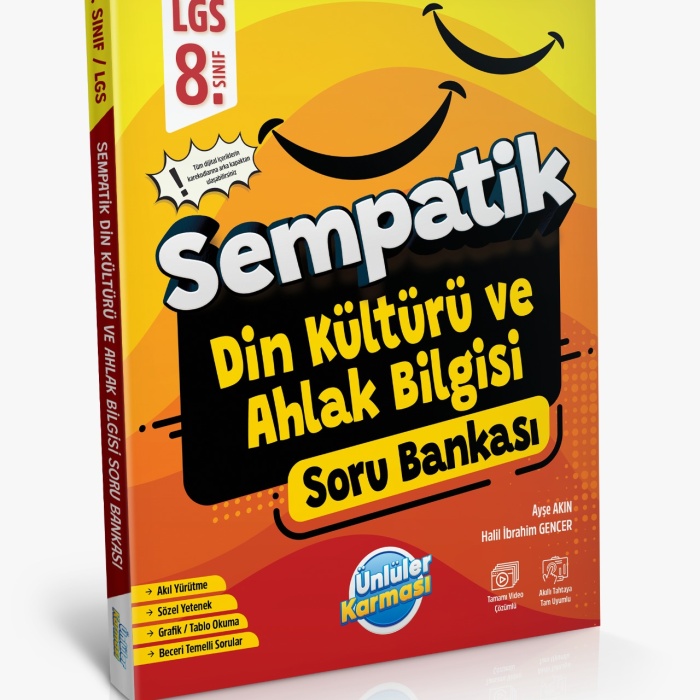 Ünlüler Karması 8. Sınıf Din Kültürü ve Ahlak Bilgisi Sempatik Soru Bankası Ünlüler Karması