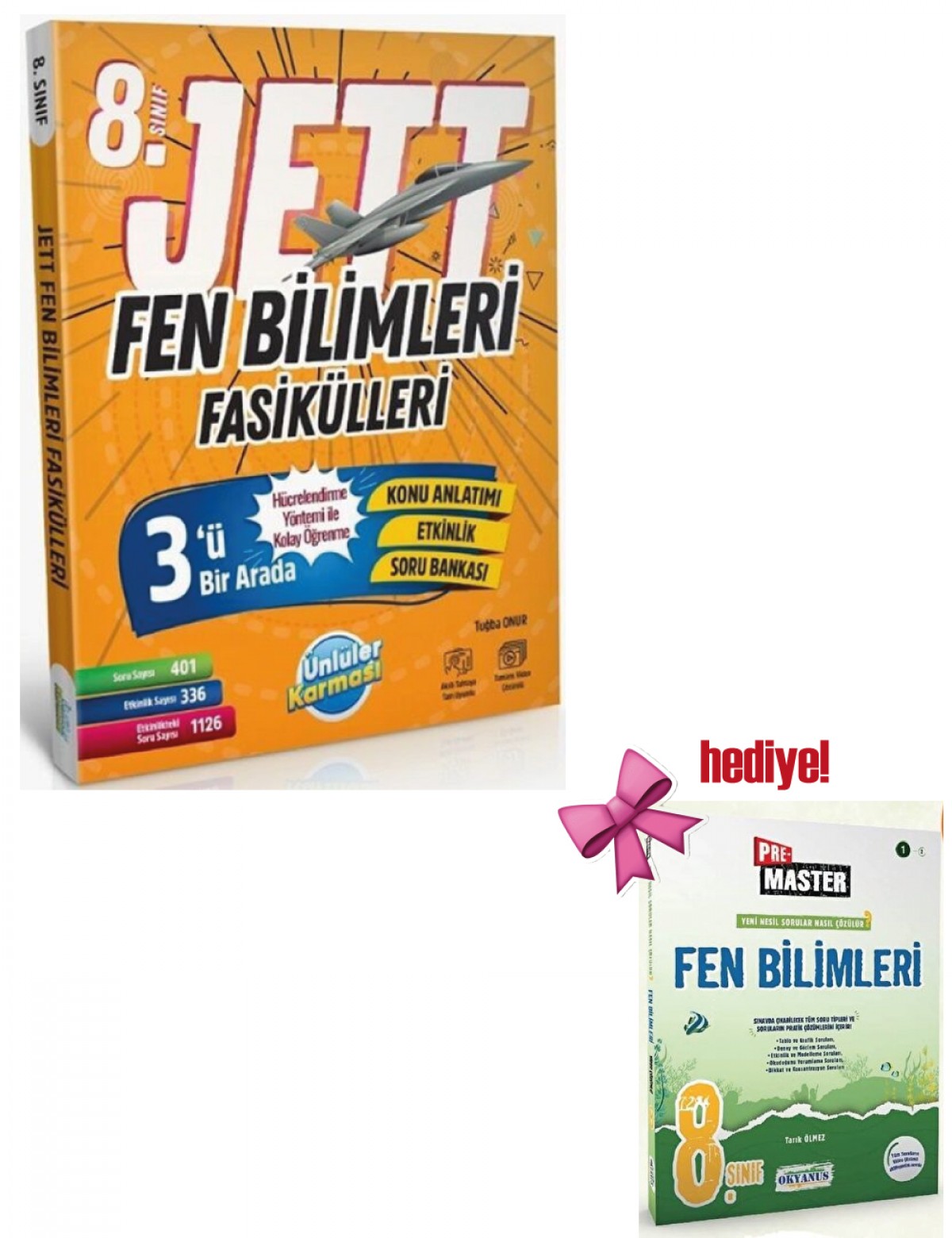 Ünlüler Karması 8. Sınıf Fen Bilimleri JETT Soru Fasikülleri + Okyanus Fen Soru Hediyeli