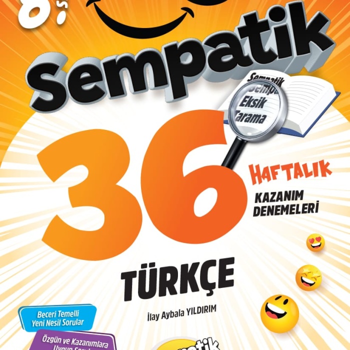 Ünlüler Karması 8. Sınıf Türkçe Sempatik 36 Hafta Kazanım Denemeleri Ünlüler Karması Ünlüler Karması 8. Sınıf Türkçe Sempatik 36 Hafta Kazanım Denemeleri Ünlüler Karması