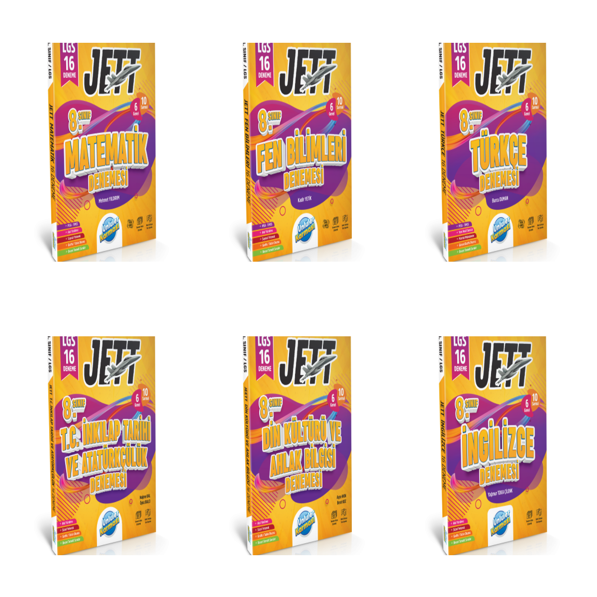Ünlüler Karması LGS Jett Tüm Dersler Deneme Sınavı Seti 6 Kitap Ünlüler Karması Yayınları Ünlüler Karması LGS Jett Tüm Dersler Deneme Sınavı Seti 6 Kitap Ünlüler Karması Yayınları