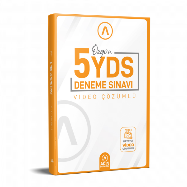 YDS 5 Deneme Sınavı Video Çözümlü Akın Dil Yayınları YDS 5 Deneme Sınavı Video Çözümlü Akın Dil Yayınları