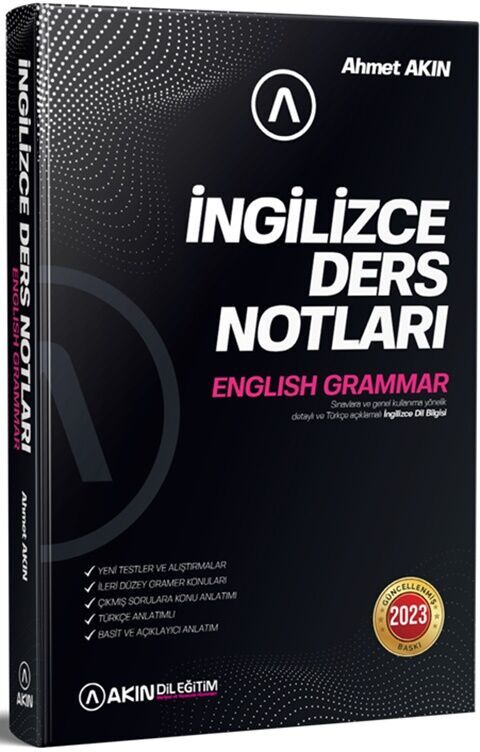 YDS YKSDİL İngilizce Grammar Ders Notları Akın Dil Yayınları