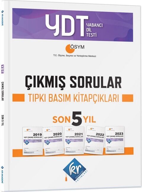 YDT Çıkmış Sorular Son 5 Yıl Tıpkı Basım Fasikülleri KR Akademi Yayınları