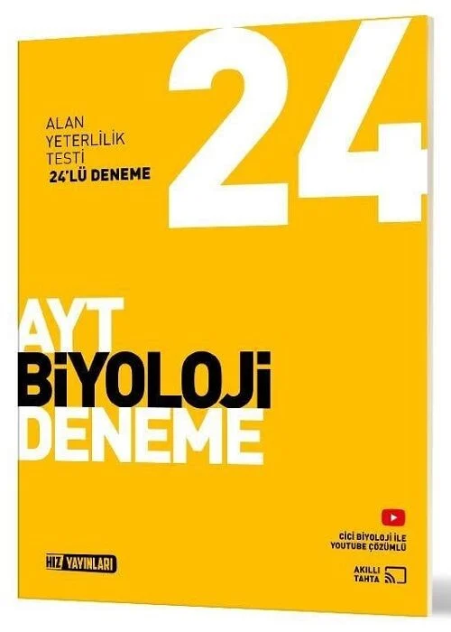 YKS AYT Biyoloji 24 Deneme Hız Yayınları