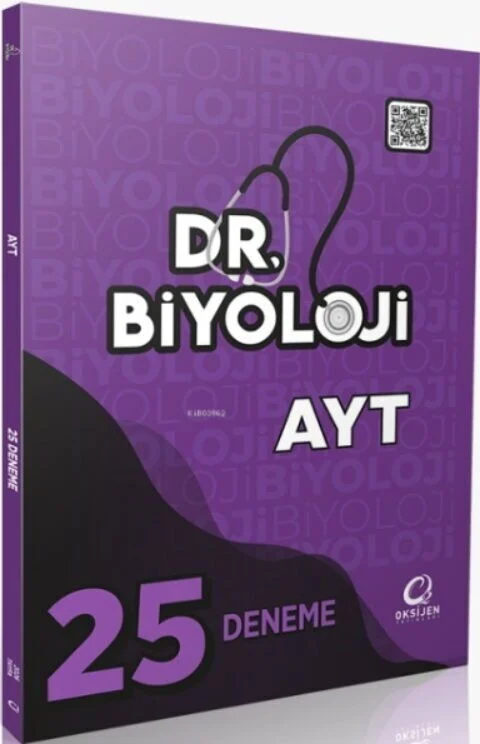 YKS AYT Dr. Biyoloji 25 Deneme Çözümlü - Barış Kapan Oksijen Yayınları