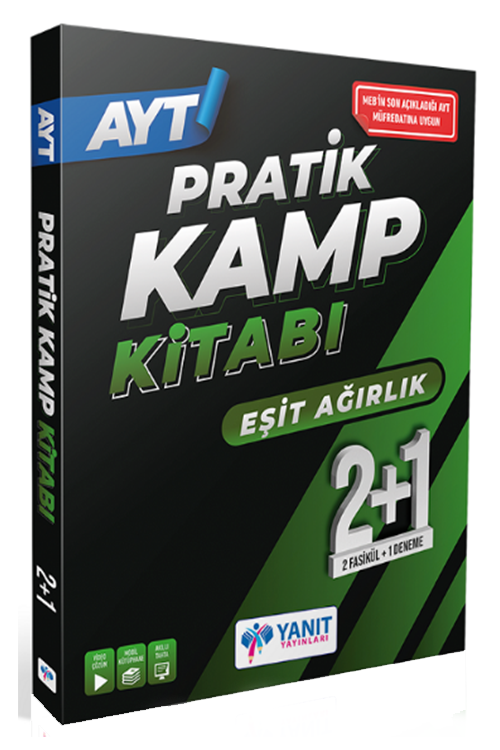 AYT Eşit Ağırlık 2+1 Pratik Kamp Kitabı Yanıt Yayınları AYT Eşit Ağırlık 2+1 Pratik Kamp Kitabı Yanıt Yayınları