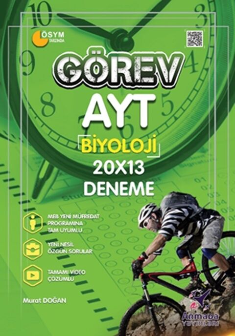YKS AYT Görev Biyoloji 20X13 Deneme Armada Yayınları