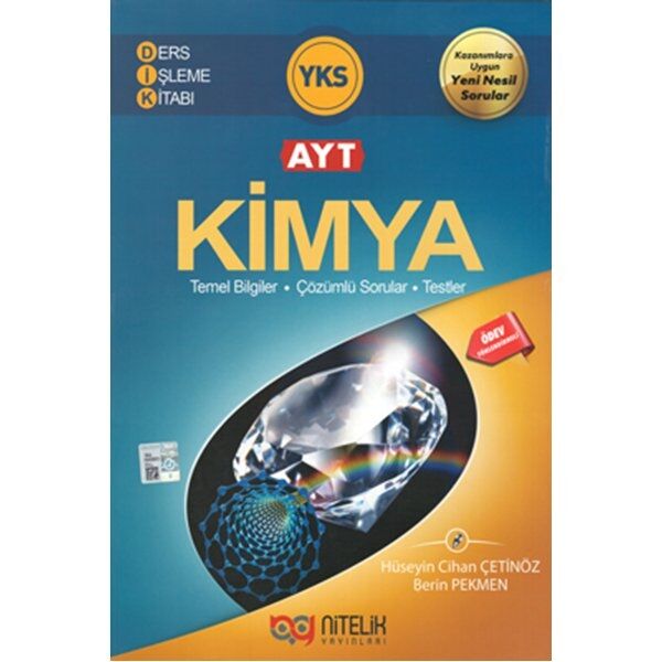YKS AYT Kimya Ders İşleme Kitabı Nitelik Yayınları