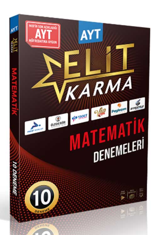 YKS AYT Matematik Elit Karma 10 Deneme Video Çözümlü Paraf Yayınları