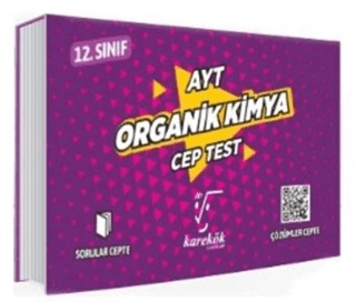 YKS AYT Oraganik Kimya Cep Test Karekök Yayınları YKS AYT Oraganik Kimya Cep Test Karekök Yayınları