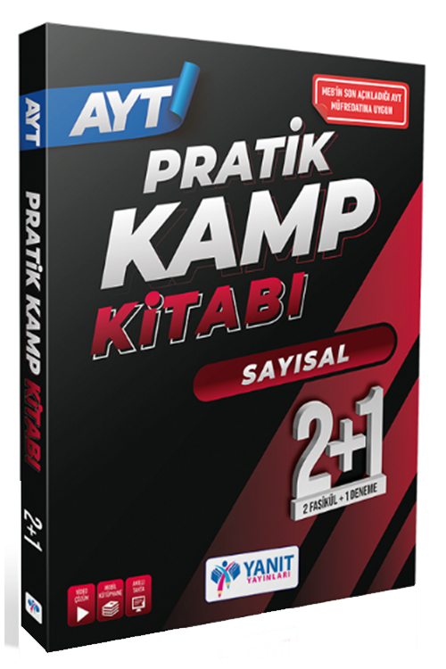 AYT Sayısal 2+1 Pratik Kamp Kitabı Yanıt Yayınları