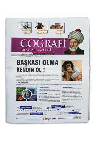 YKS  Coğrafi Olaylar Gazetesi Hiper Zeka Yayınları