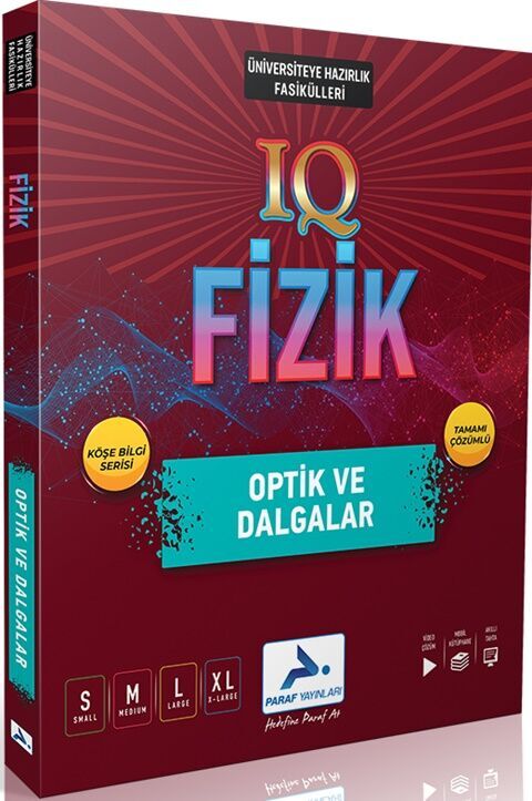 YKS Fizik IQ Optik ve Dalgalar Soru Kütüphanesi Paraf Yayınları