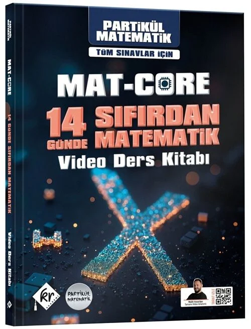 YKS TYT AYT KPSS DGS ALES Partikül Matematik 14 Günde Mat-Core Sıfırdan Matematik Video Ders Kitabı - Melih Akgündüz KR Akademi
