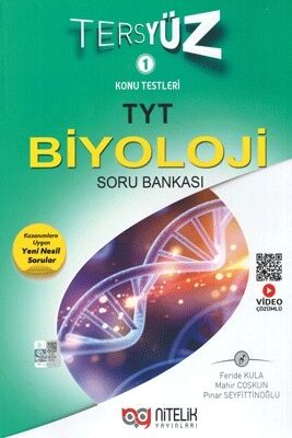 YKS TYT Biyoloji Tersyüz Soru Kitabı Nitelik Yayınları