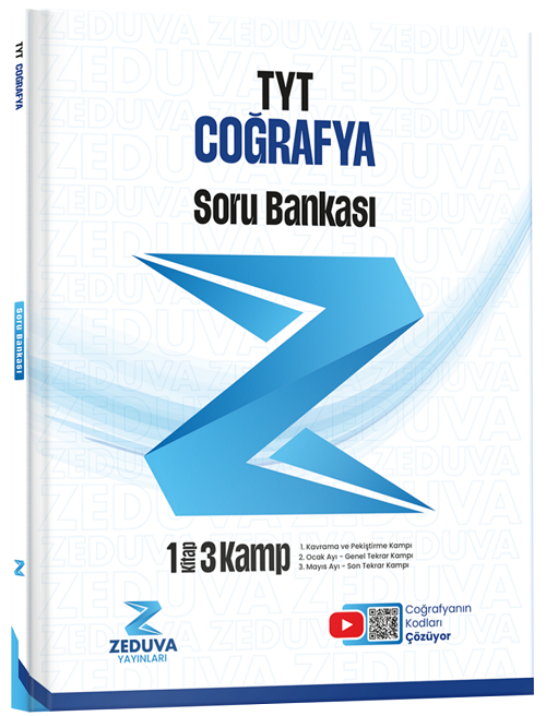 YKS TYT Coğrafyanın Kodları Soru Bankası - Yunus Turan Zeduva Yayınları