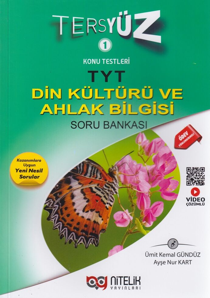 YKS TYT Din Kültürü Video Çözümlü Soru Bankası Yeşil Kapak Nitelik Yayınları