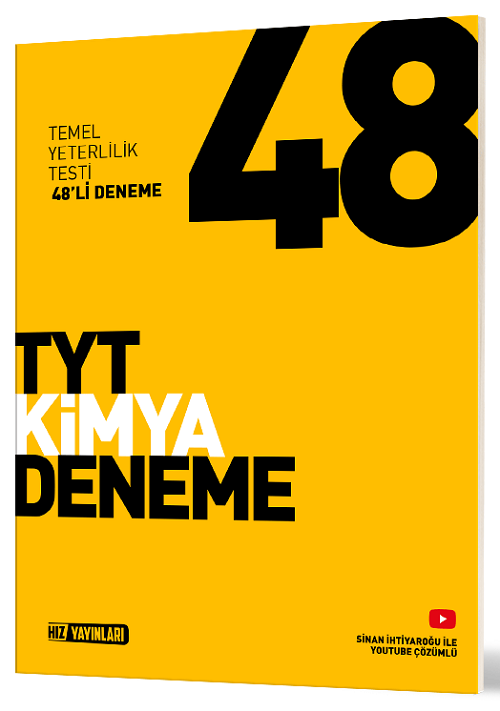 YKS TYT Kimya 48 Deneme Hız Yayınları