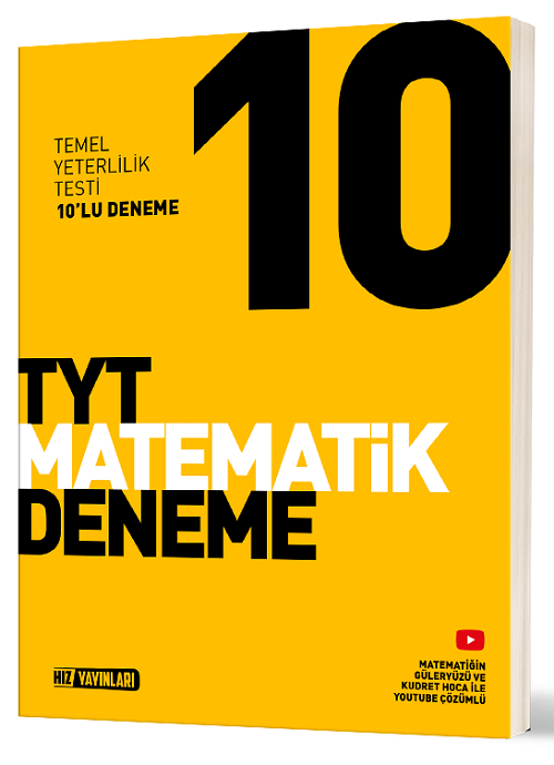 YKS TYT Matematik 10 Deneme Hız Yayınları