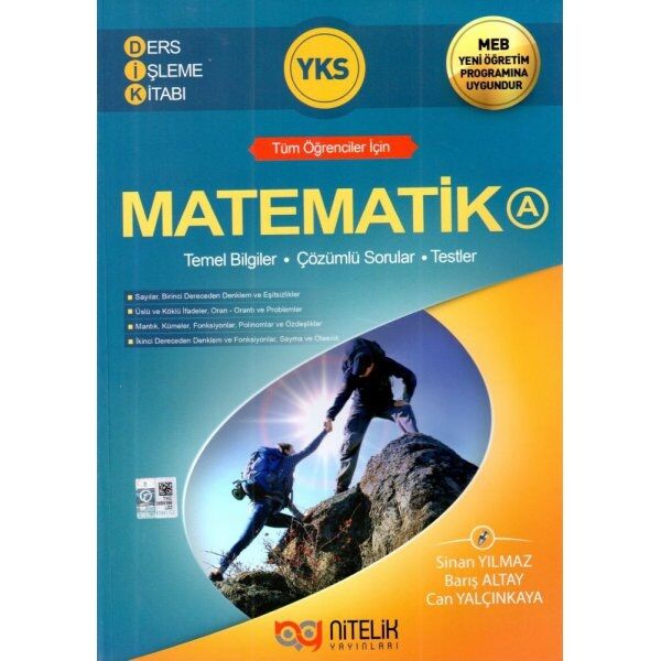 YKS TYT Matematik Ders İşleme Kitabı Nitelik Yayınları