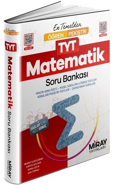YKS TYT Matematik En Temelden Öğren Pekiştir Soru Bankası Çözümlü Miray Yayınları