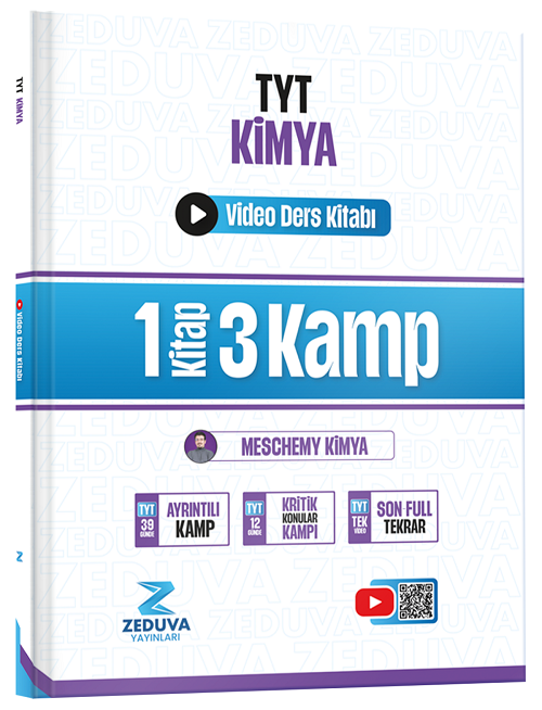 YKS TYT Meschemy Kimya Video Ders Kitabı - Mesut Uğurdoğan Zeduva Yayınları YKS TYT Meschemy Kimya Video Ders Kitabı - Mesut Uğurdoğan Zeduva Yayınları
