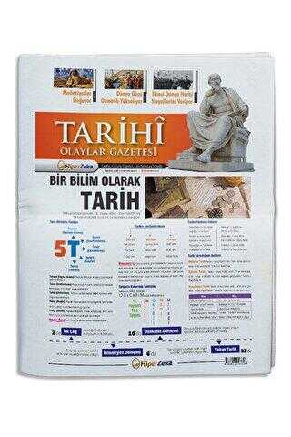 YKS  Tarihsel Olaylar Gazetesi Hiper Zeka Yayınları