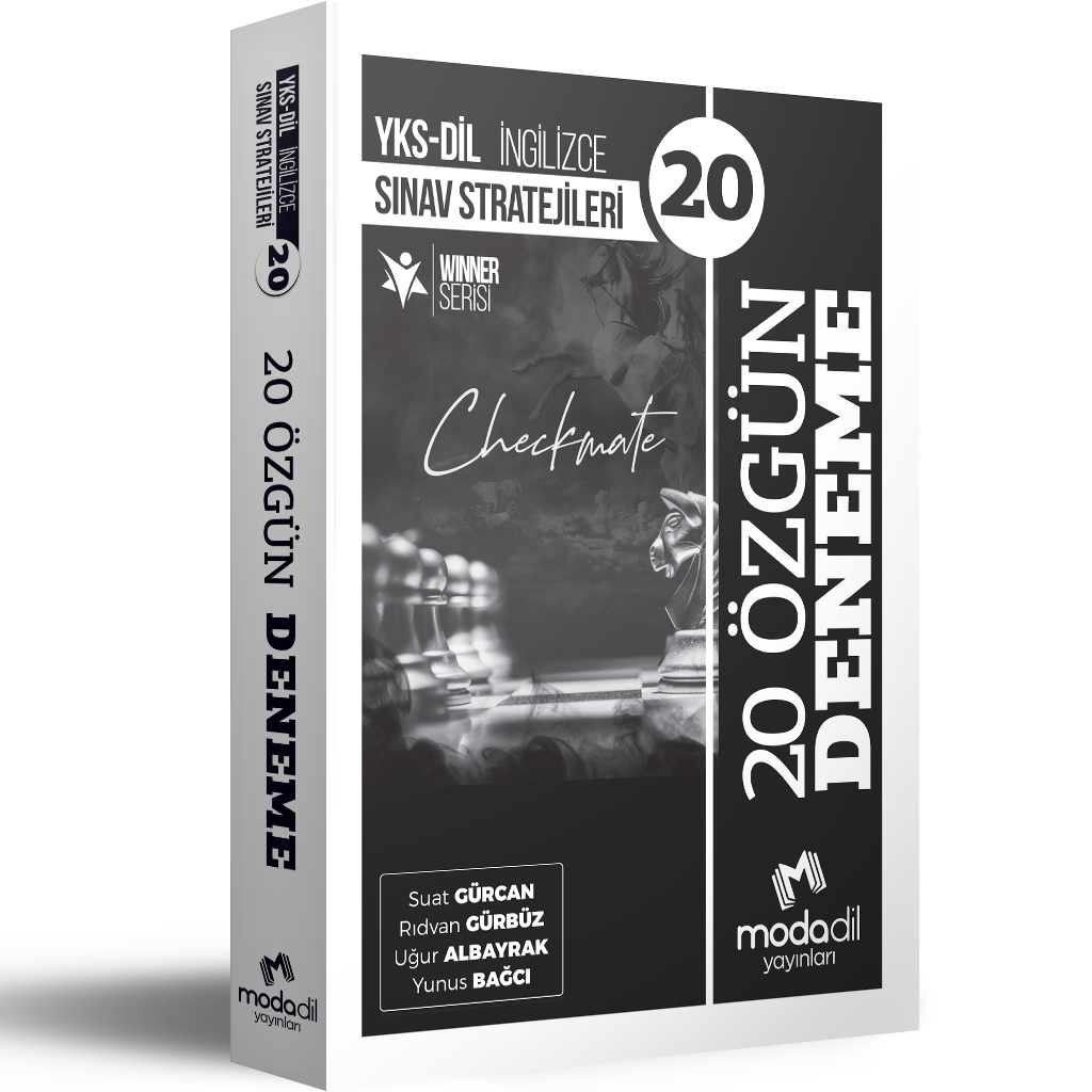 YKSDİL Sınav Stratejileri 20 - Checkmate - 20 Özgün Deneme Modadil Yayınları
