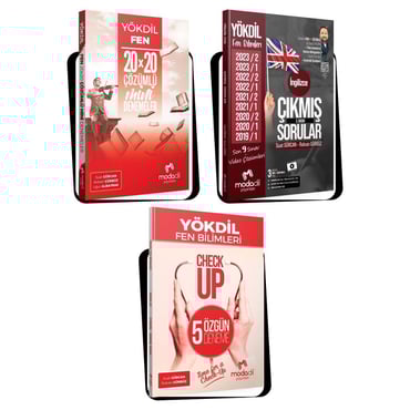 Modadil YÖKDİL FEN Deneme ve Soru Seti Modadil Yayınları Modadil YÖKDİL FEN Deneme ve Soru Seti Modadil Yayınları