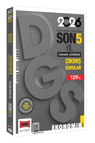 Yargı 2026 DGS Sayısal Sözel Yetenek Son 5 Yıl Çıkmış Sorular Yargı Yayınları