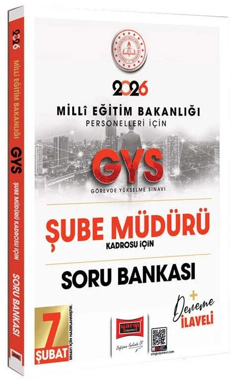 Yargı 2026 GYS MEB Milli Eğitim Bakanlığı Şube Müdürü Soru Bankası Yargı Yayınları Yargı 2026 GYS MEB Milli Eğitim Bakanlığı Şube Müdürü Soru Bankası Yargı Yayınları
